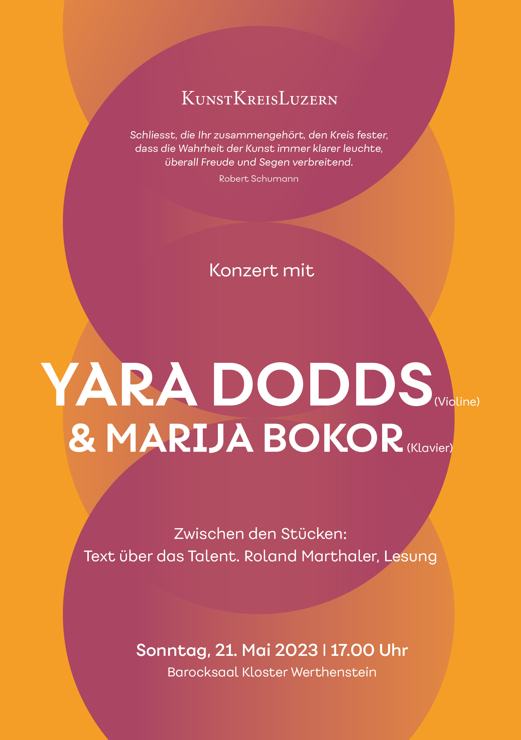 Yara Dodds & Marija Bokor KunstKreisLuzern 2023