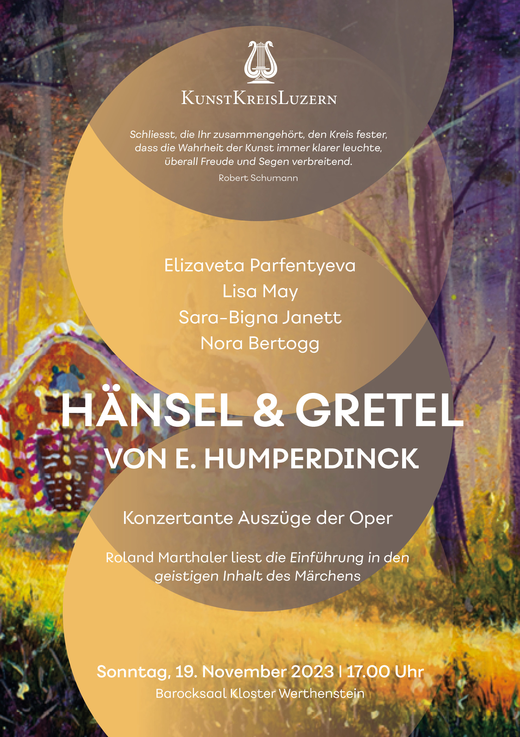 Hänsel und Gretel Flyer Veranstaltung KunstKreisLuzern