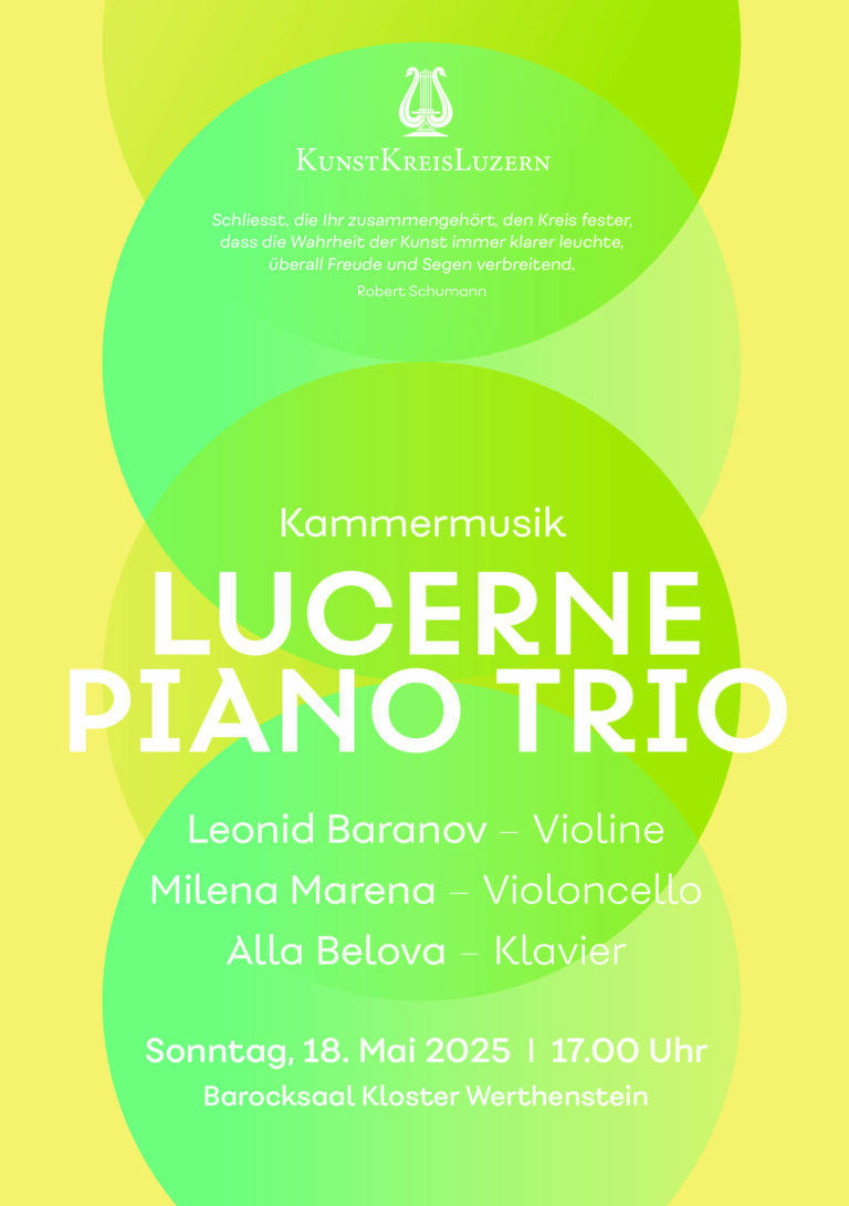 Flyer Lucerne Piano Trio